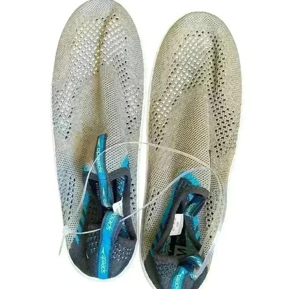 Speedo Men's Surf Walker Water Shoe Size 9-10 Grey Slip On Beach Boating Swim - Picture 10 of 12